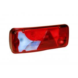 Rear lamp Left, License plate, additional conns, AMP 1.5 side conn